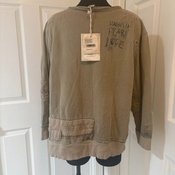 Casual Olive Green Women's Top - Picture 9 of 12